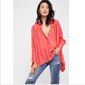 Free People Oversized Top Blouse
